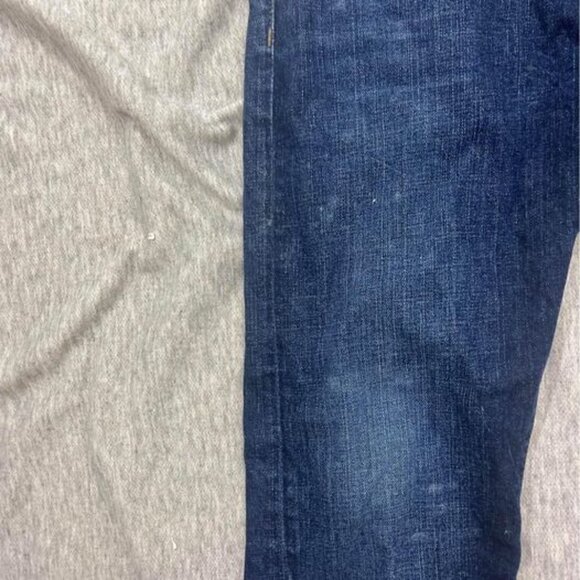 Eddie Bauer Jeans 32x34 speciality dyed boot cut denim work cowboy dark blue - Picture 5 of 10